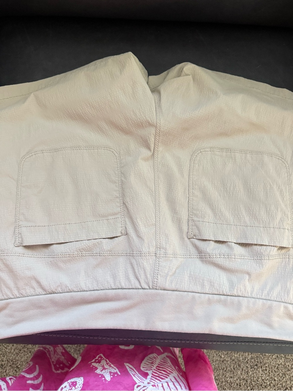 Athleta Light Beige Utility Cargo Shorts - Picture 6 of 6